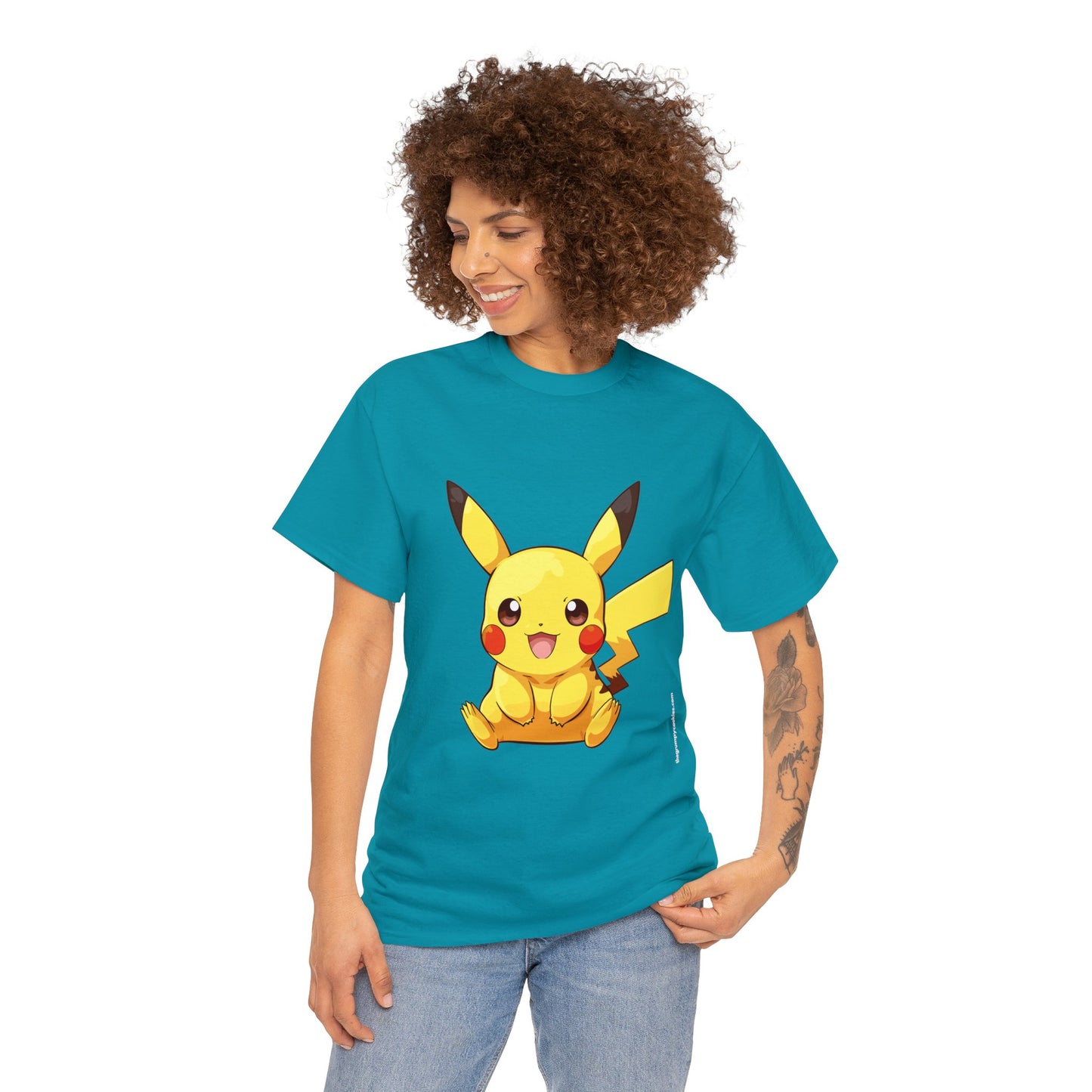 Pokemon - Pika P Unisex Heavy Cotton Tee