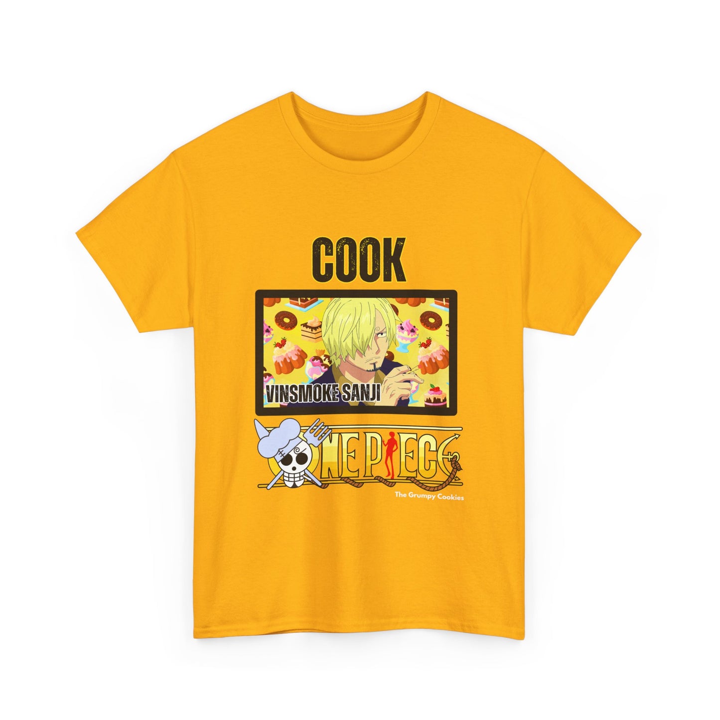 One Piece - Cook Sanji Unisex Heavy Cotton Tee