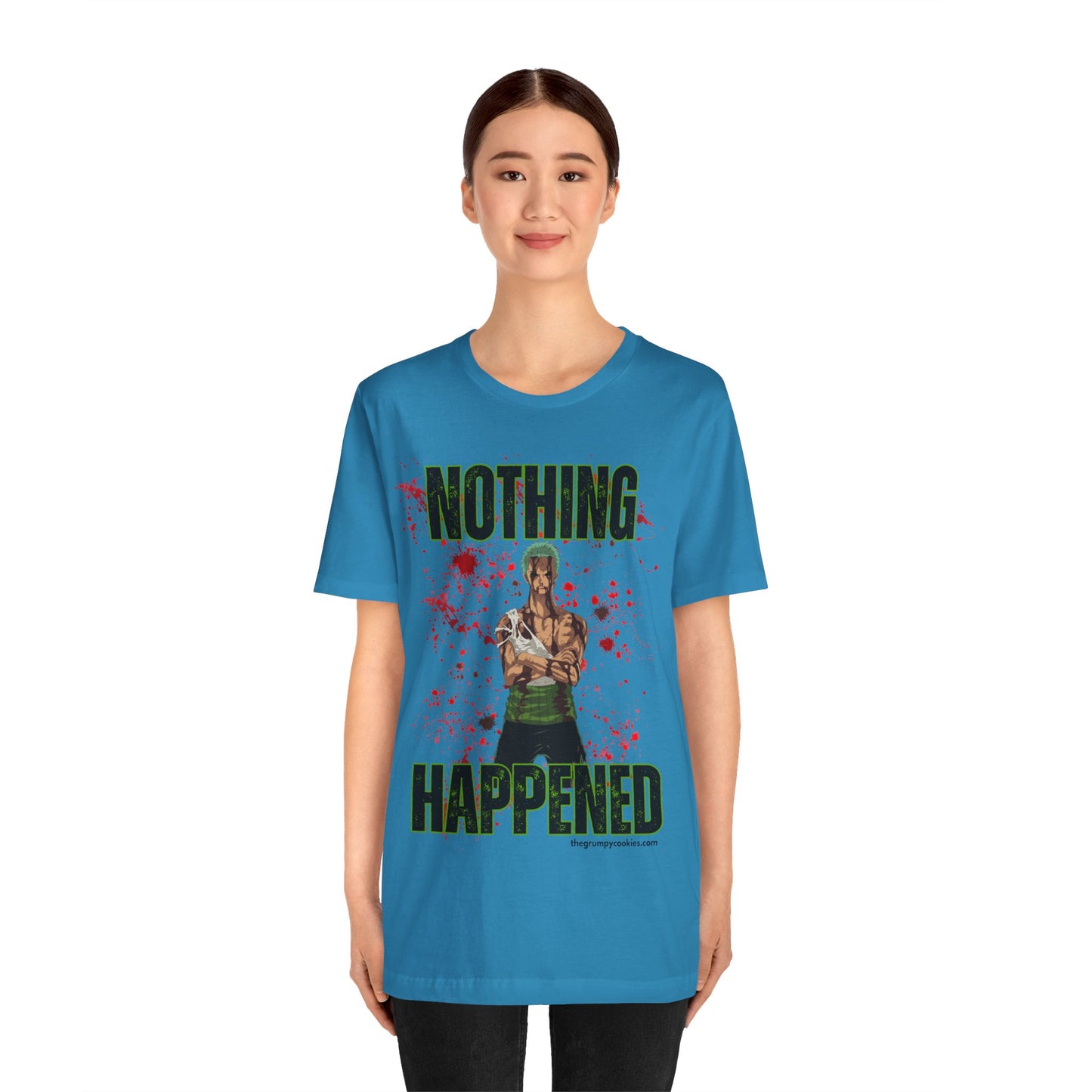 One Piece - Nothing Happened Unisex Jersey Short Sleeve Tee