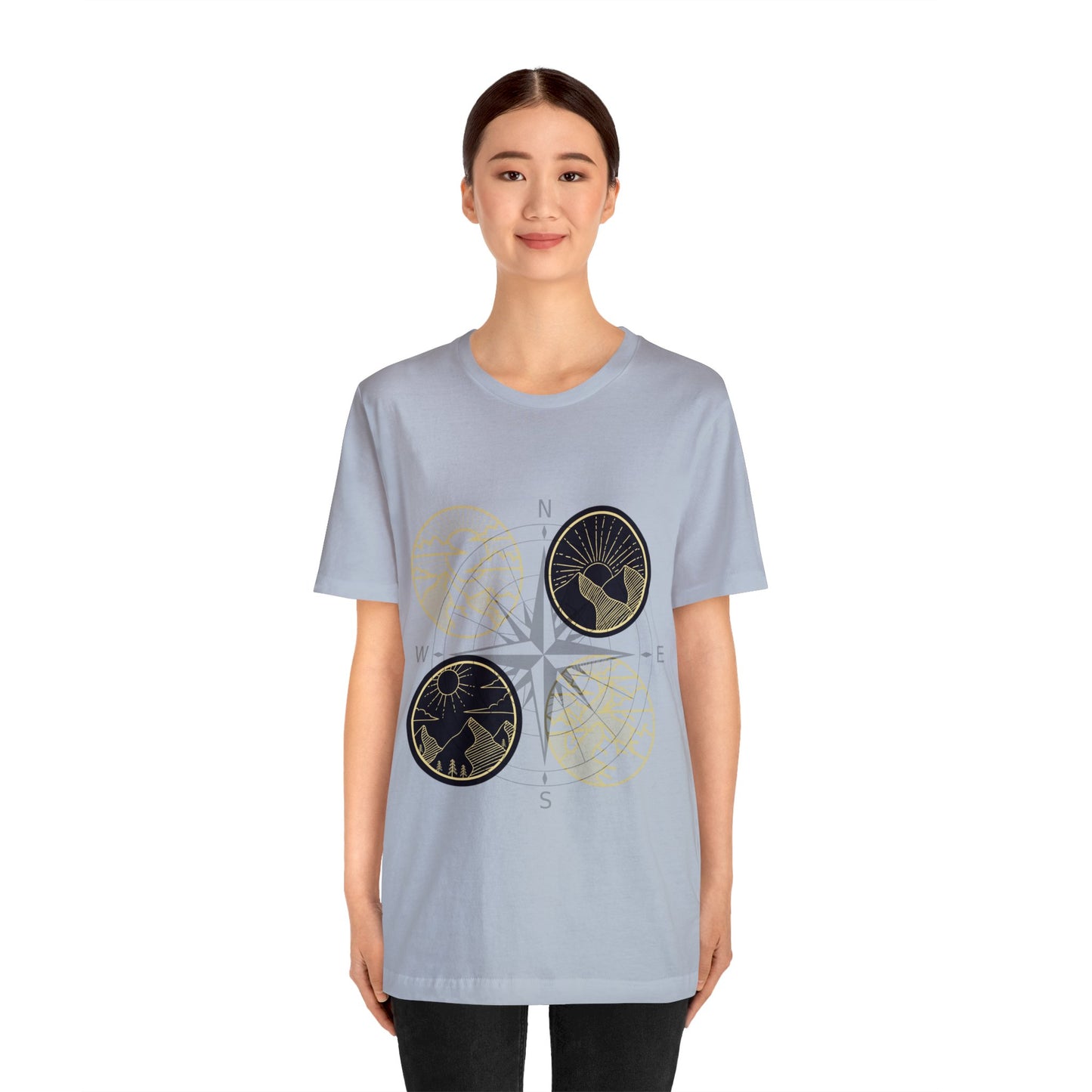 The Grumpy Cookies - Compass Short Sleeve Tee