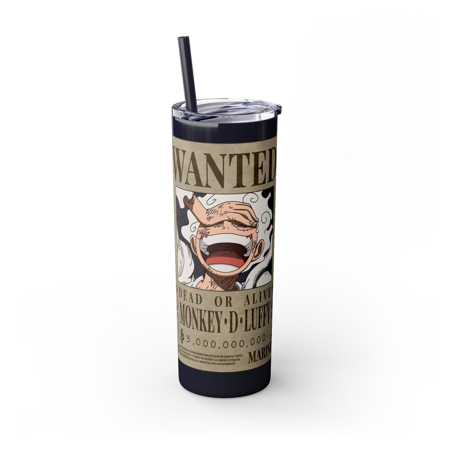 One Piece - Luffy Fifth Gear Skinny Tumbler with Straw, 20oz