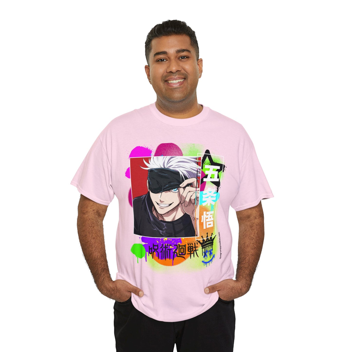 Jujutsu Kaisen - Peekaboo Gojo Unisex Heavy Cotton Tee