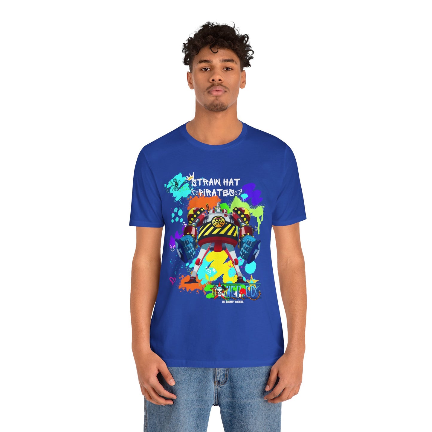 One Piece - Graffiti General Franky Unisex Jersey Short Sleeve Tee