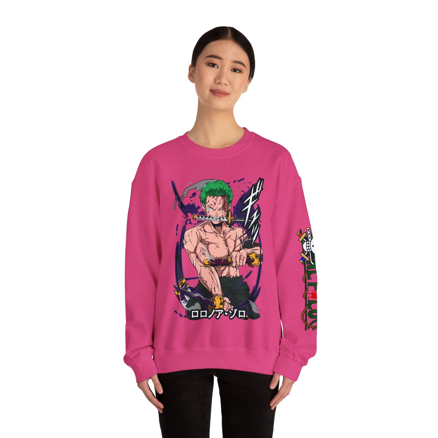 One Piece - Zoro Unisex Heavy Blend™ Crewneck Sweatshirt