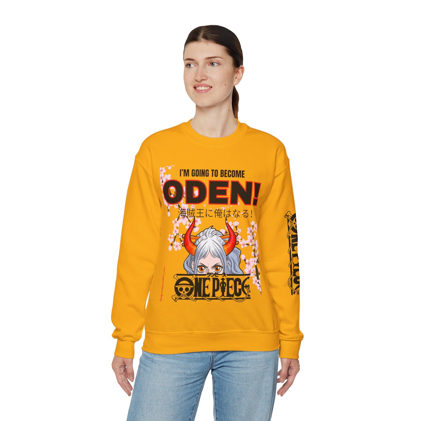 One Piece - I Will Be Oden Unisex Heavy Blend™ Crewneck Sweatshirt