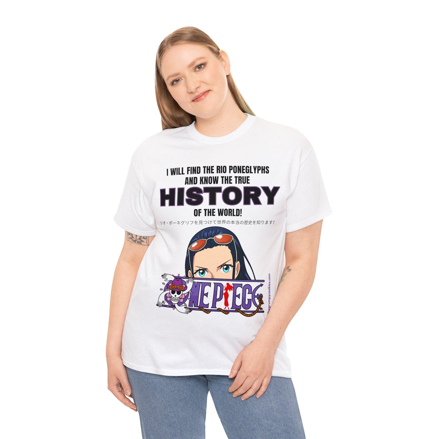 One Piece - World's Greatest Archeologist Unisex Heavy Cotton Tee