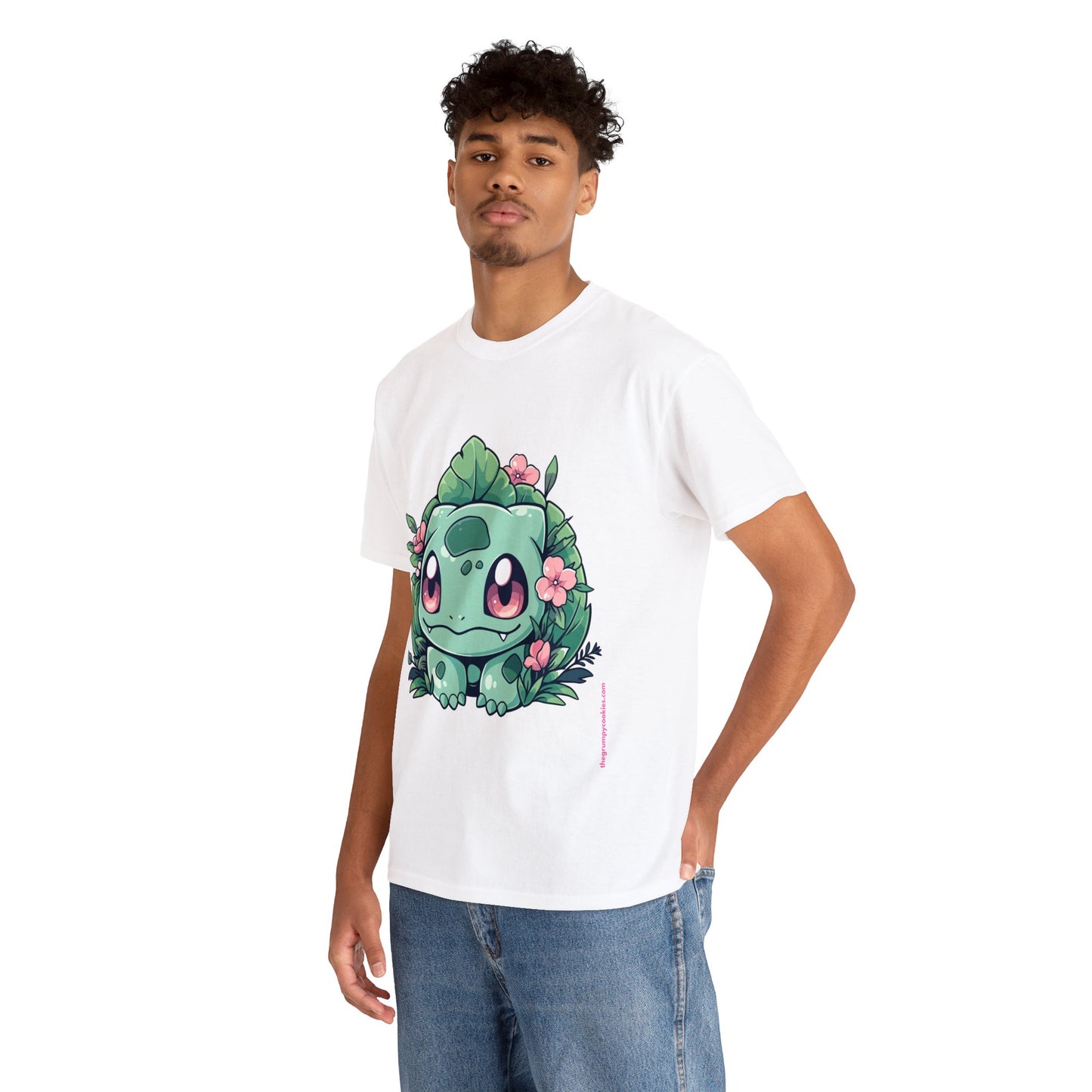 Pokemon - Flowering Bulba Unisex Heavy Cotton Tee