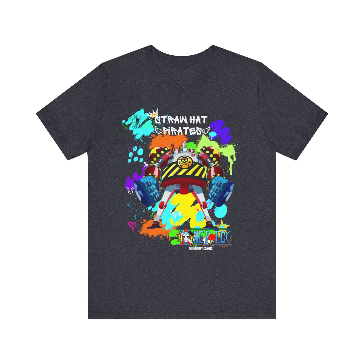 One Piece - Graffiti General Franky Unisex Jersey Short Sleeve Tee
