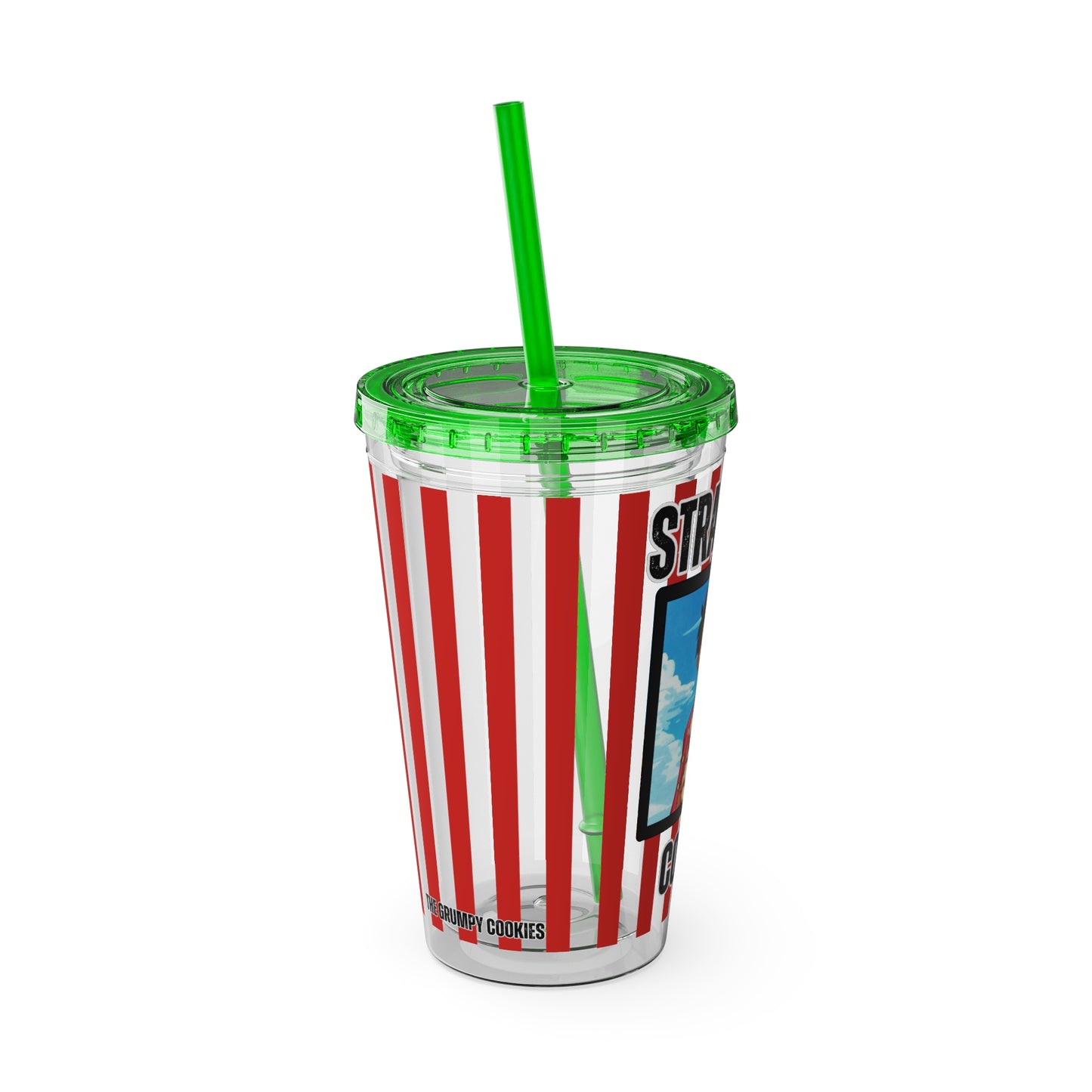 Straw Hat Coffee - Captain Luffy Sunsplash Tumbler with Straw, 16oz