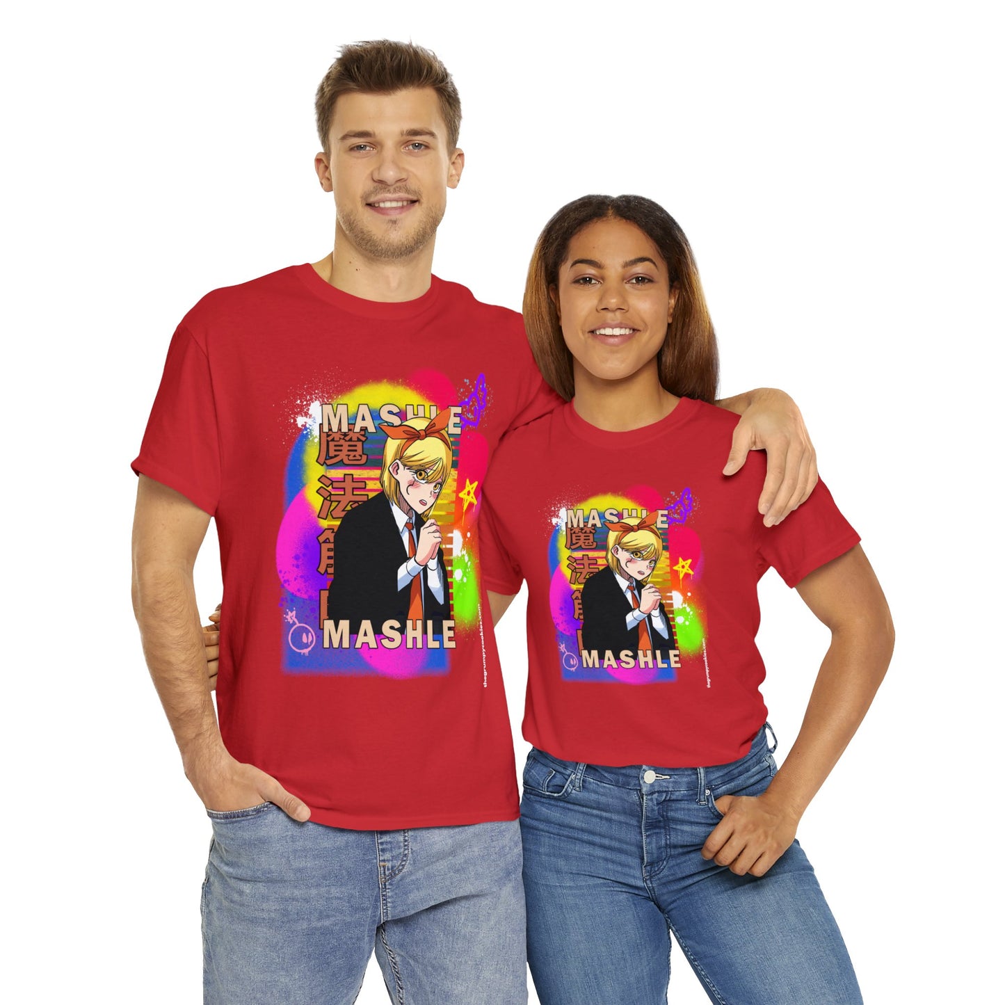 Mashle - Lemon Irvine Graffiti Unisex Heavy Cotton Tee