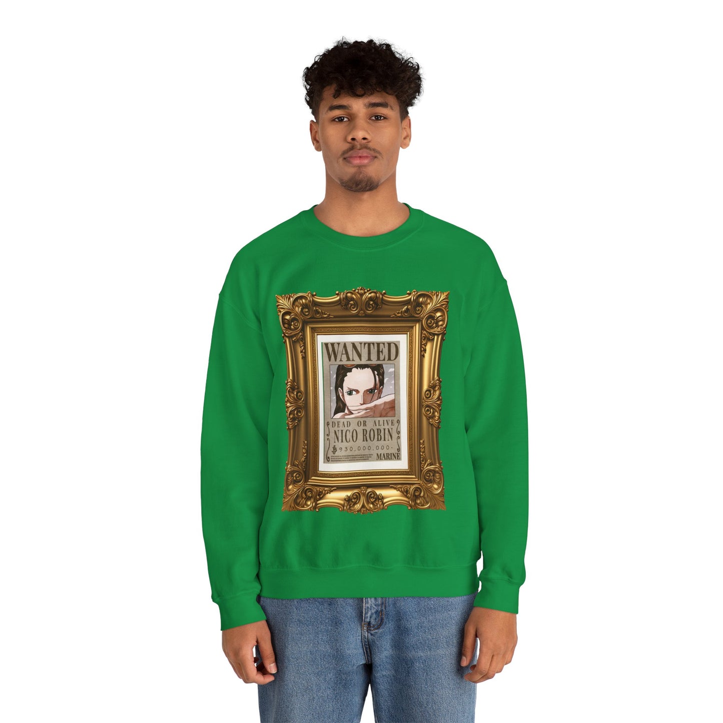 One Piece - Fine Art Robin Unisex Heavy Blend™ Crewneck Sweatshirt