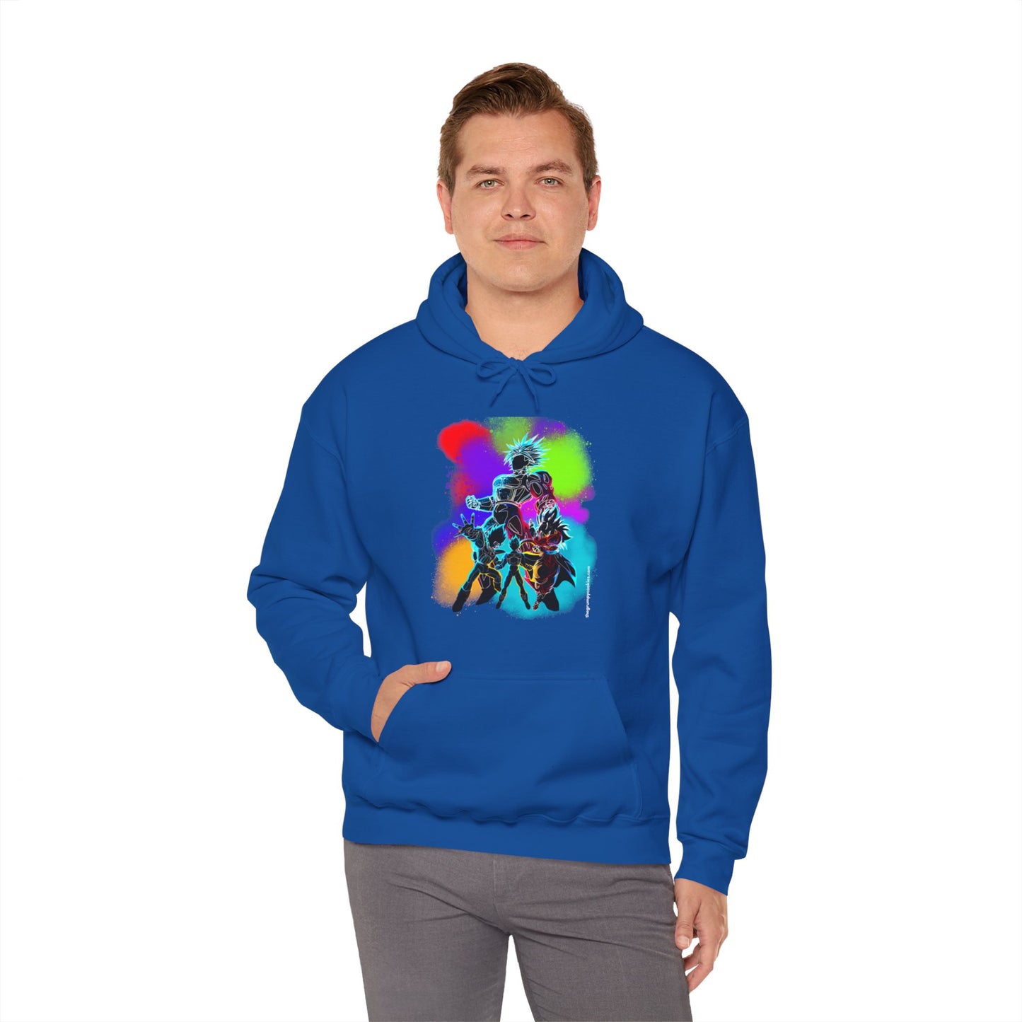 Dragon Ball - Technicolor Unisex Heavy Blend™ Hooded Sweatshirt