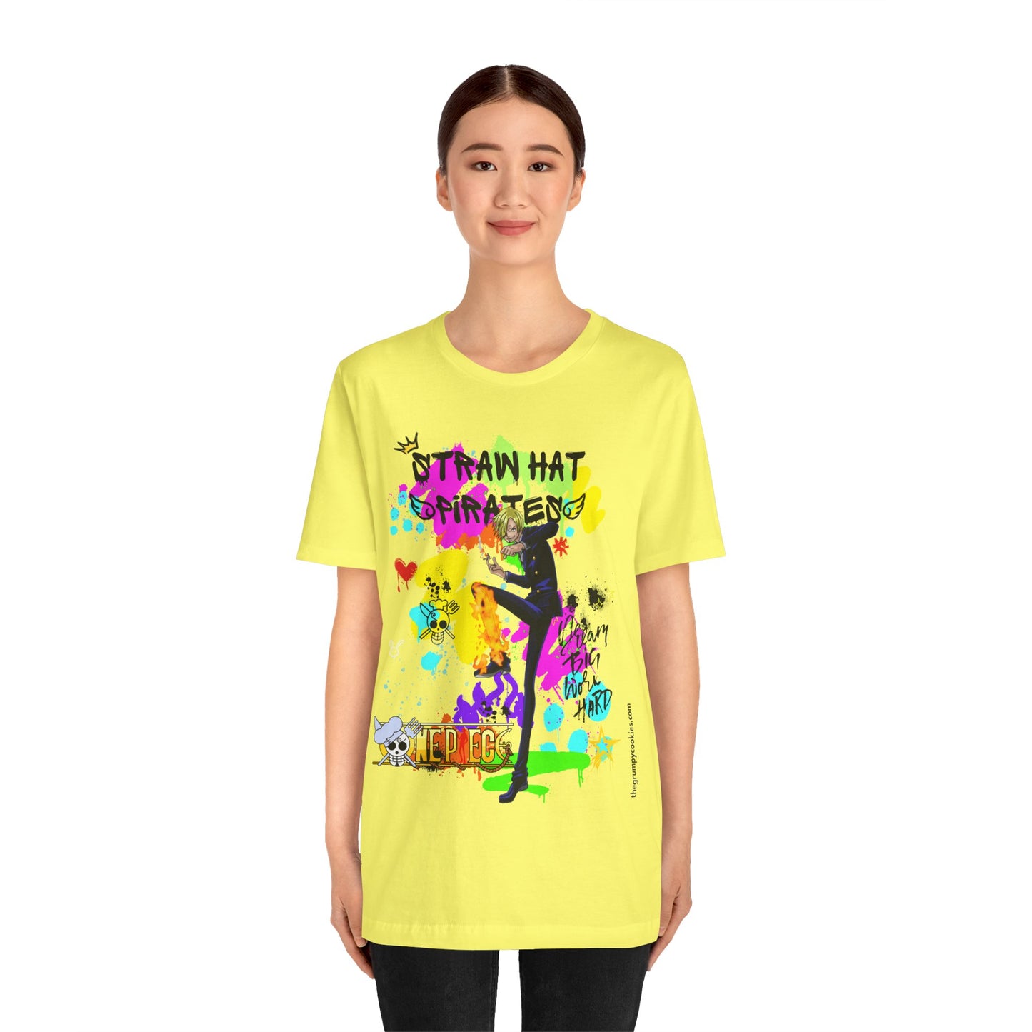 One Piece - Graffiti Sanji Unisex Jersey Short Sleeve Tee