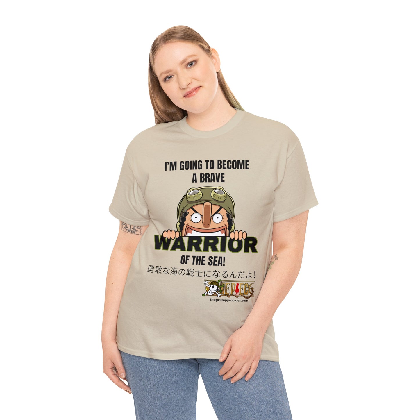 One Piece - Brave Warrior of the Sea Unisex Heavy Cotton Tee
