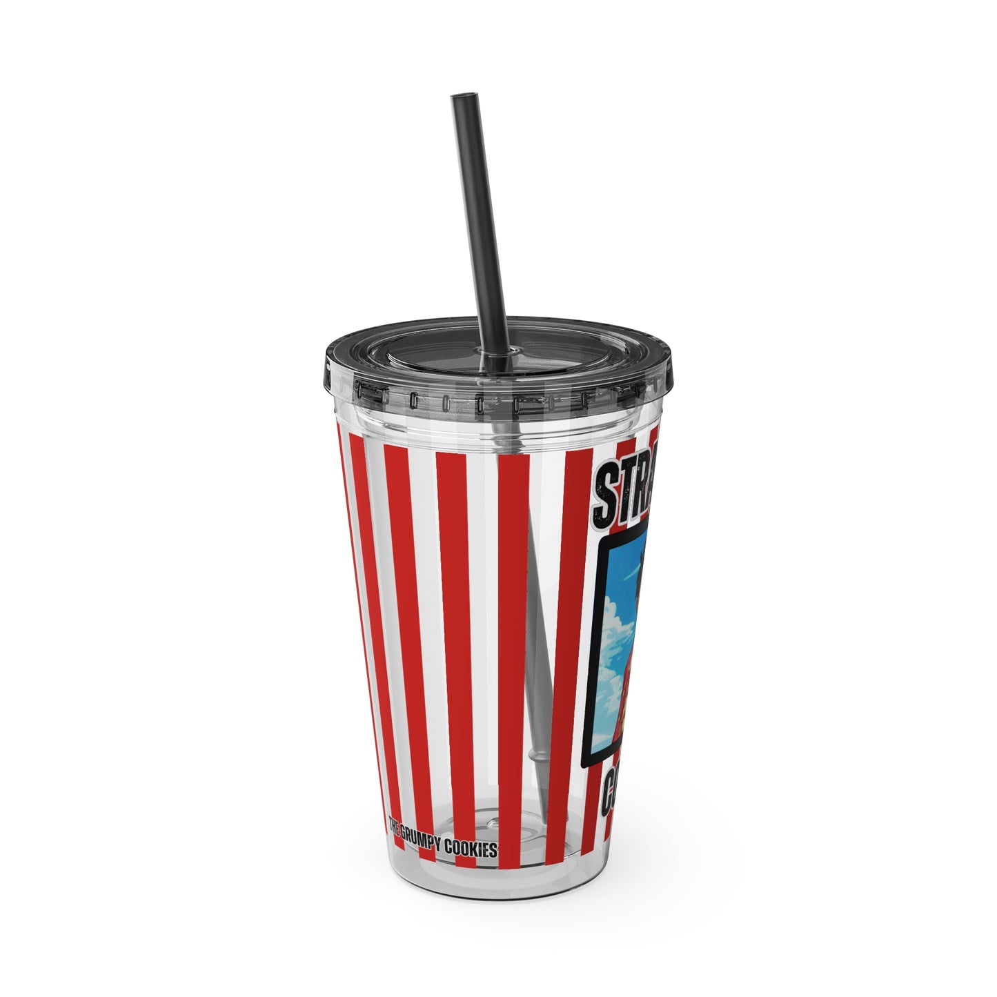 Straw Hat Coffee - Captain Luffy Sunsplash Tumbler with Straw, 16oz