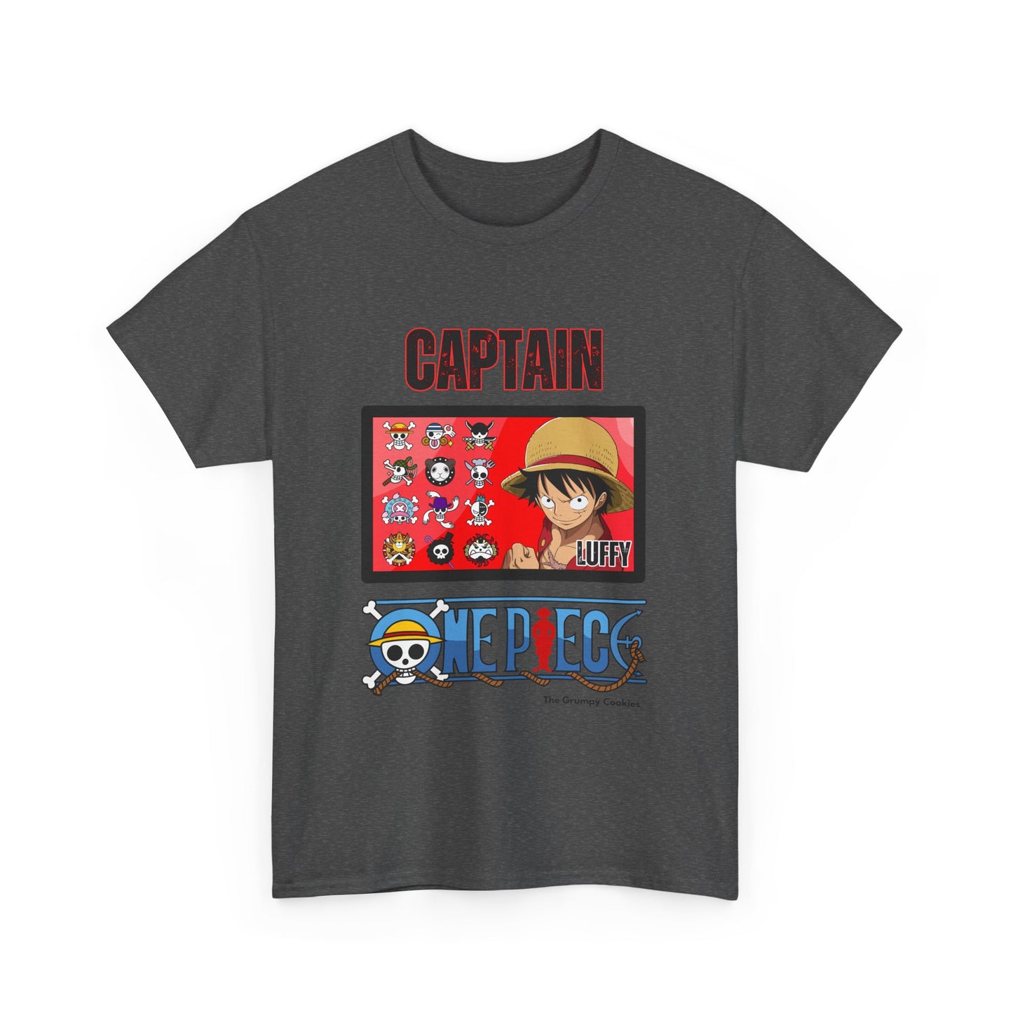 One Piece - Captain Luffy Unisex Heavy Cotton Tee