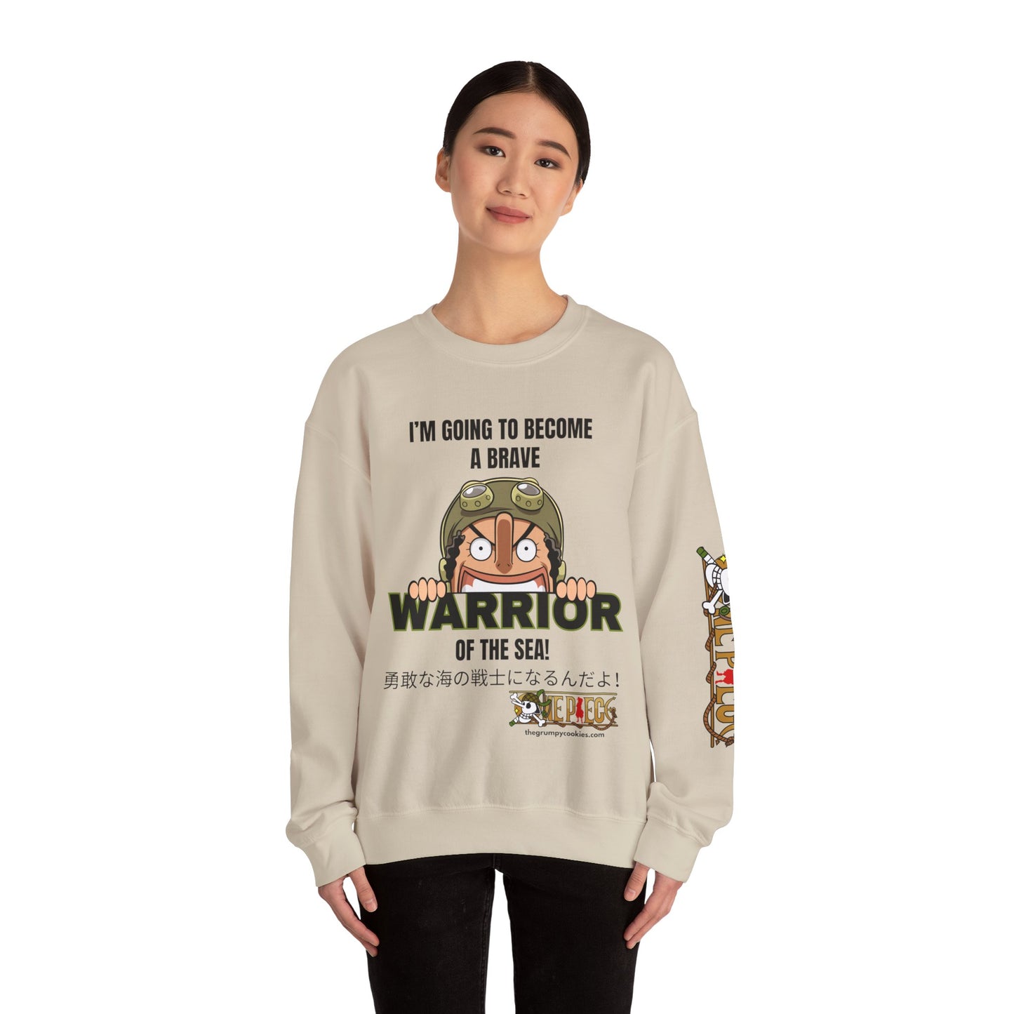 One Piece - Brave Warrior of the Sea Unisex Heavy Blend™ Crewneck Sweatshirt