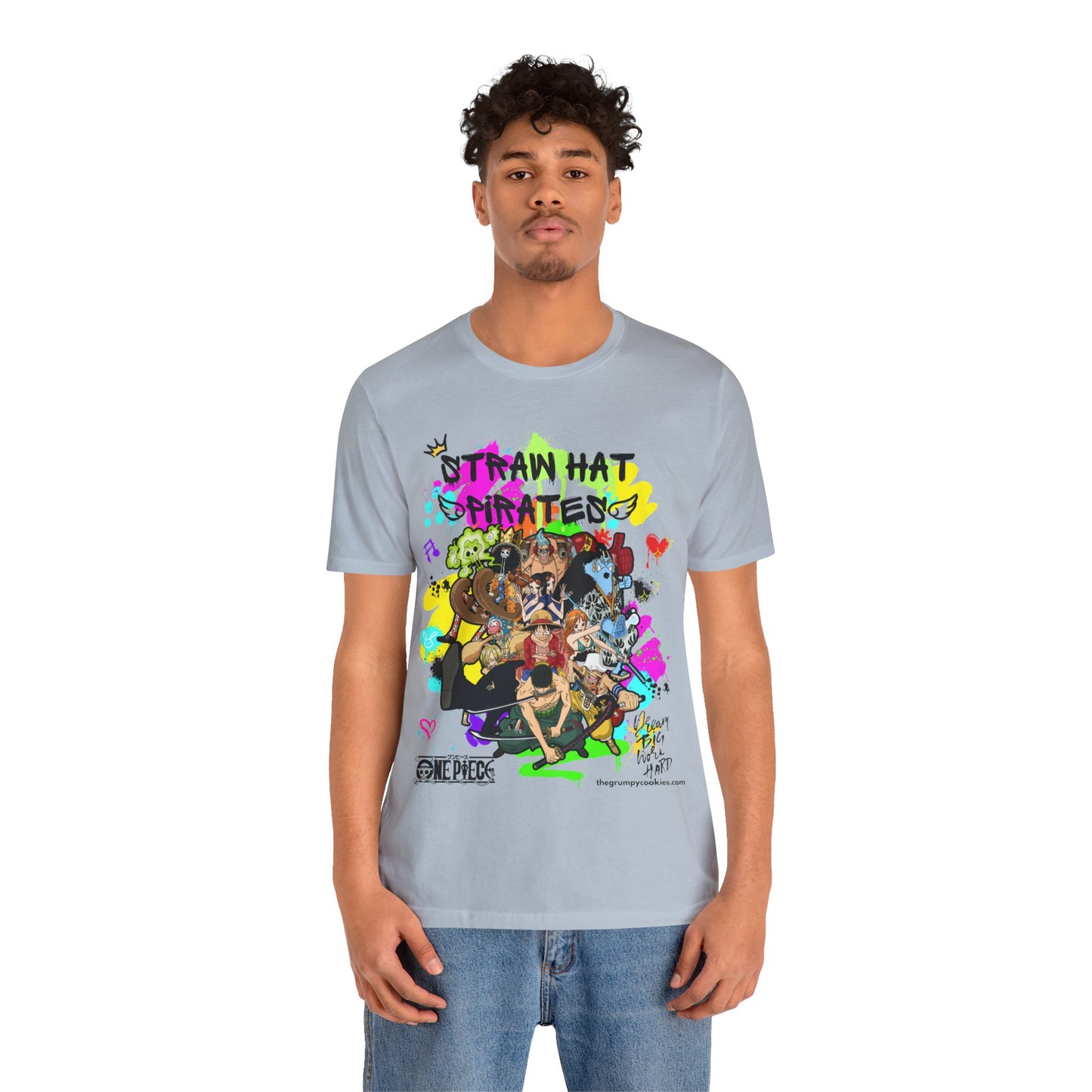 One Piece - Graffiti Straw Hats Unisex Jersey Short Sleeve Tee