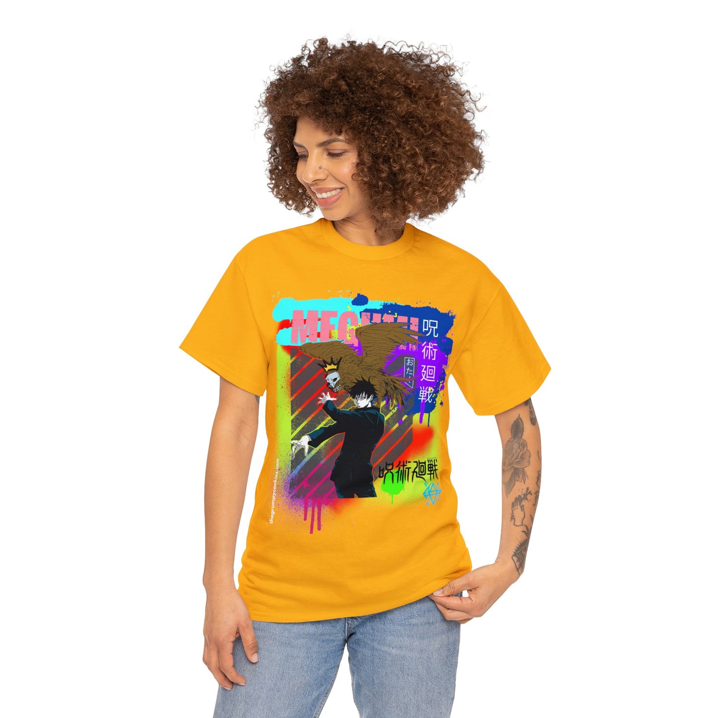 Jujutsu Kaisen - Megumi & Nue Unisex Heavy Cotton Tee