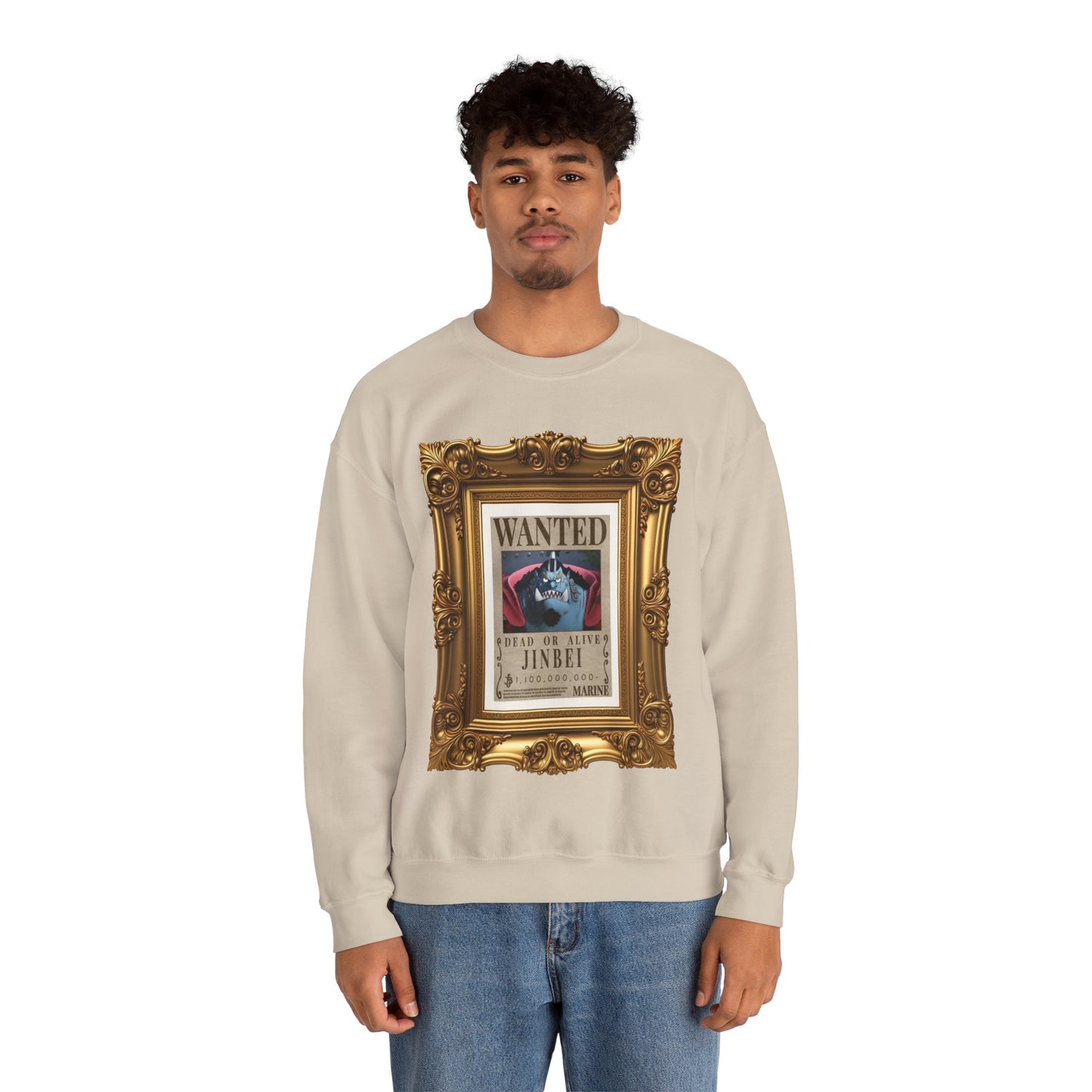 One Piece - Fine Art Jimbei Unisex Heavy Blend™ Crewneck Sweatshirt