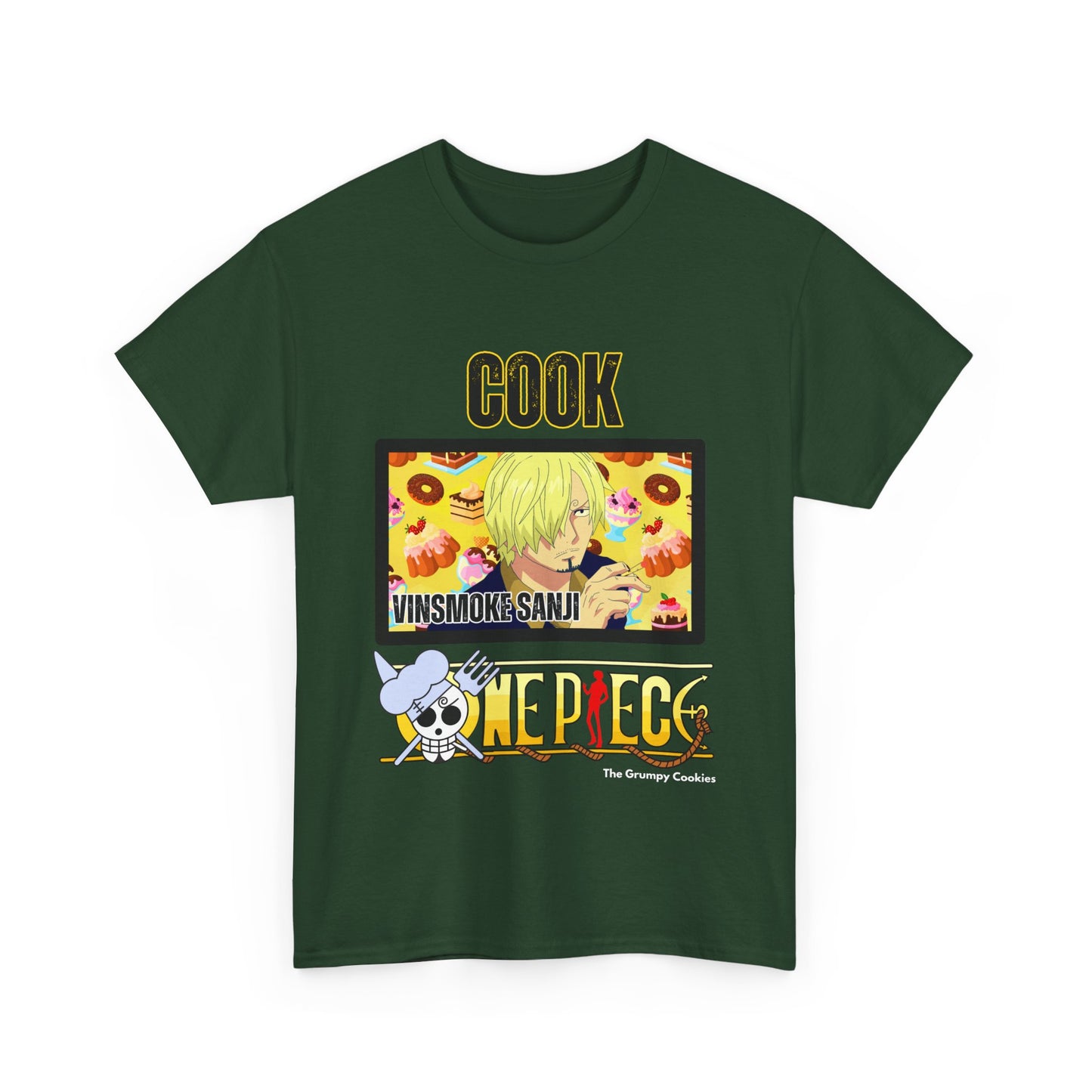 One Piece - Cook Sanji Unisex Heavy Cotton Tee