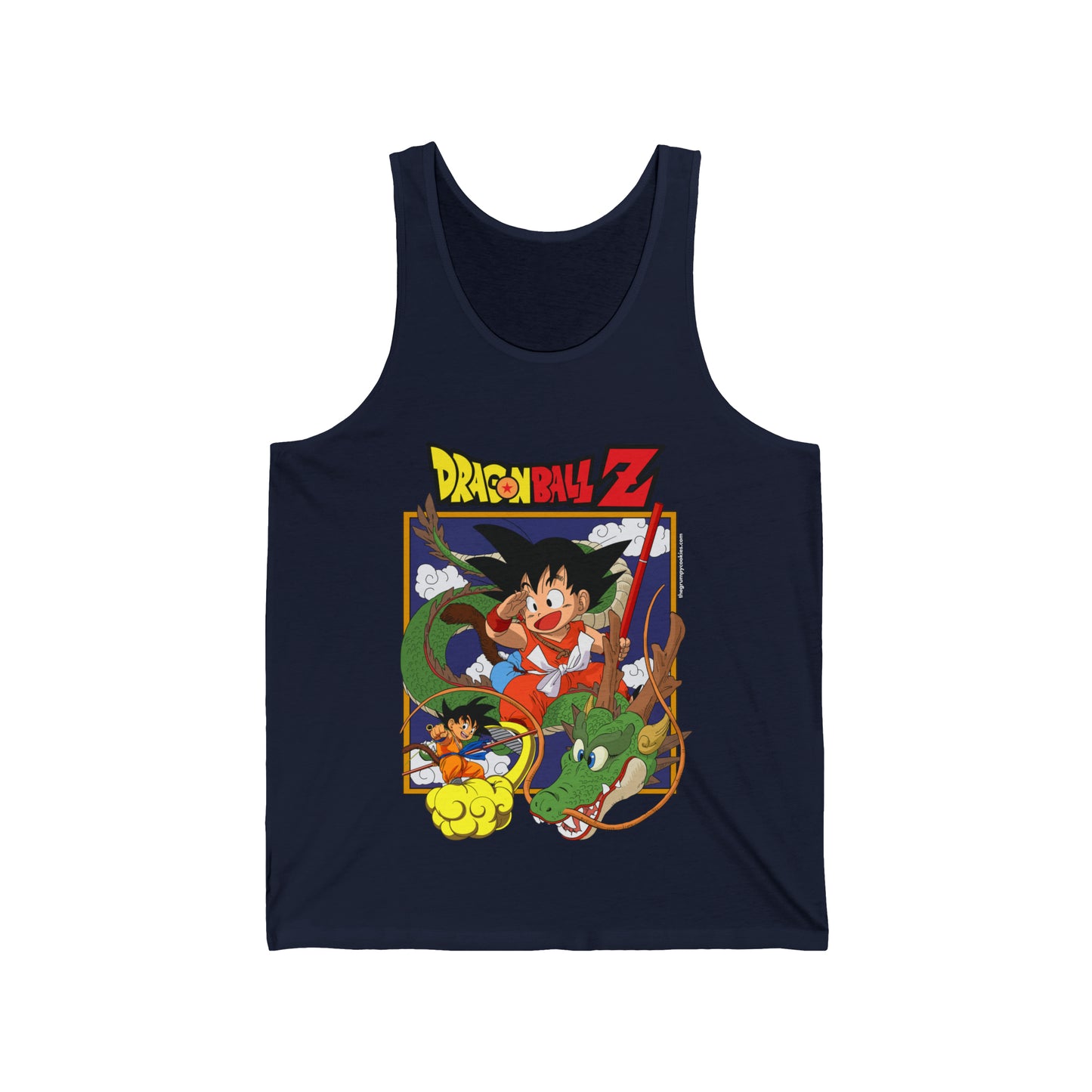 Dragon Ball - Old School DBZ Men's Jersey Tank