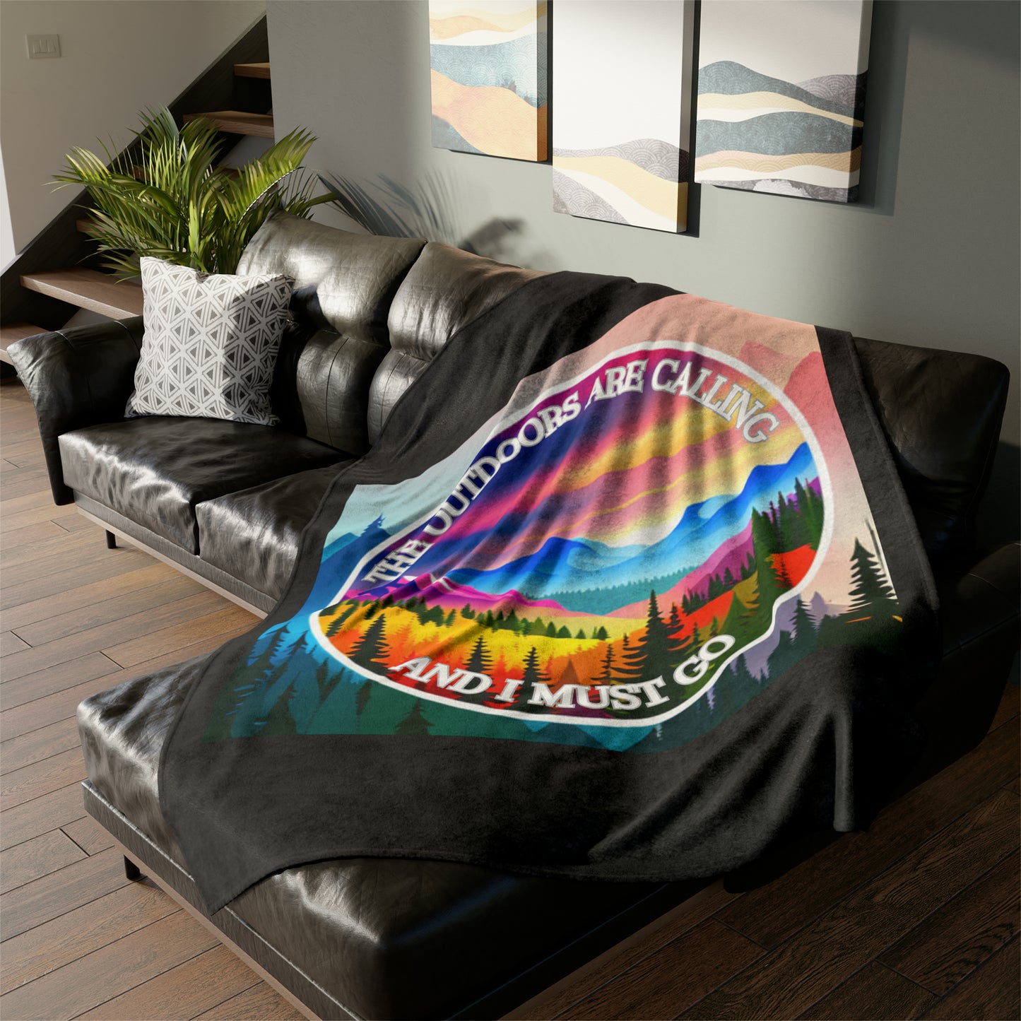 The Grumpy Cookies - I must Go Polyester Blanket