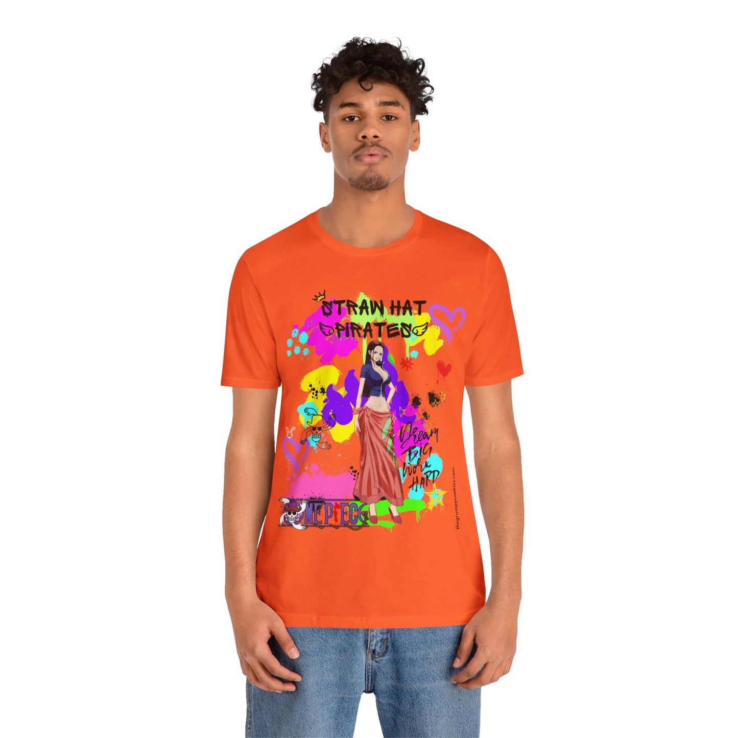 One Piece - Graffiti Robin Unisex Jersey Short Sleeve Tee