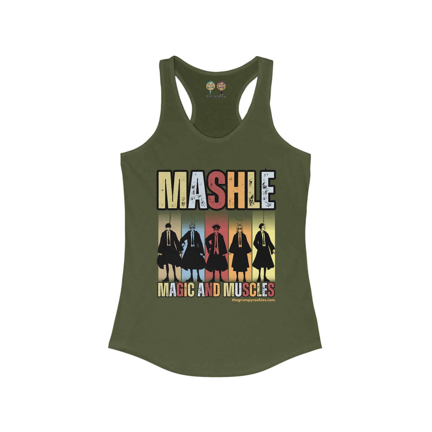 Mashle - Team No Magic Women's Ideal Racerback Tank