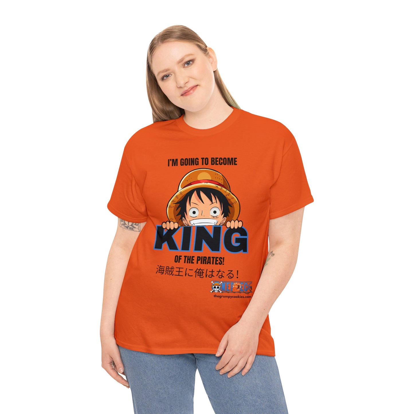 One Piece - King of the Pirates Unisex Heavy Cotton Tee