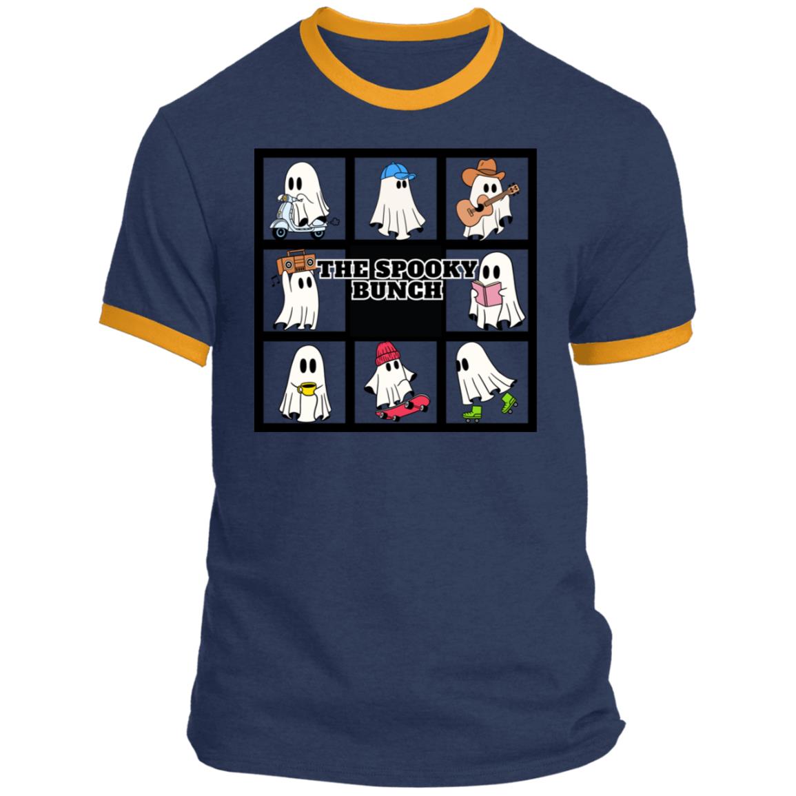 The Grumpy Cookies - The Spooky Bunch Mens Ringer Tee