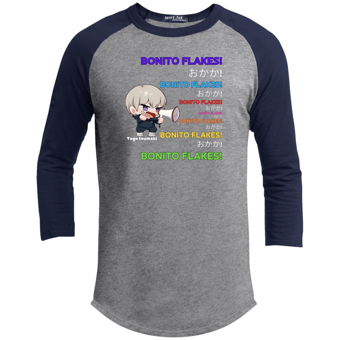 Jujutsu Kaisen - Bonito Flakes Youth 3/4 Raglan Sleeve Shirt