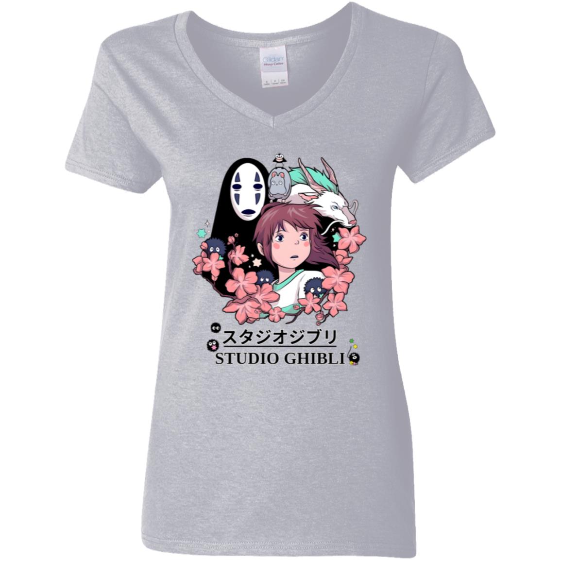Studio Ghibli - Spirited Away - V-Neck T-Shirt