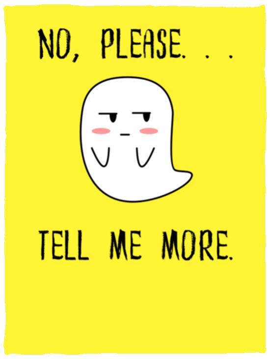 The Grumpy Cookies - Winston the Ghost Fleece Blanket - 30x40