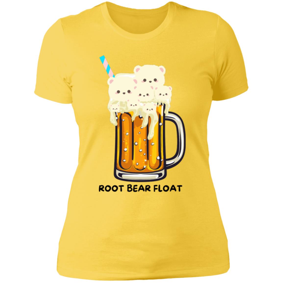 The Grumpy Cookies - Root Bear Float Ladies Boyfriend T-Shirt