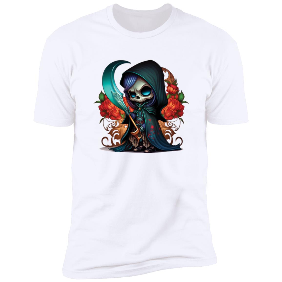 The Grumpy Cookies - Evie the Grim Reaper Premium Short Sleeve Tee