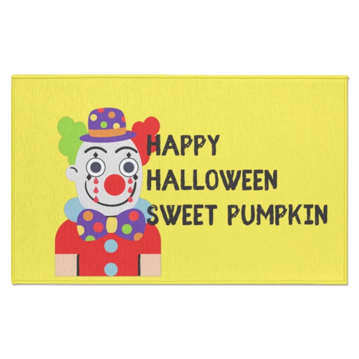 The Grumpy Cookies - Chuckles the Clown Sweet Pumpkin Indoor Doormat
