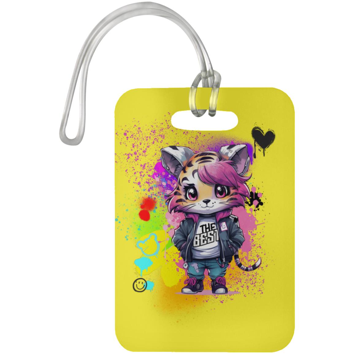 The Grumpy Cookies - Rosie the Tiger Luggage Bag Tag