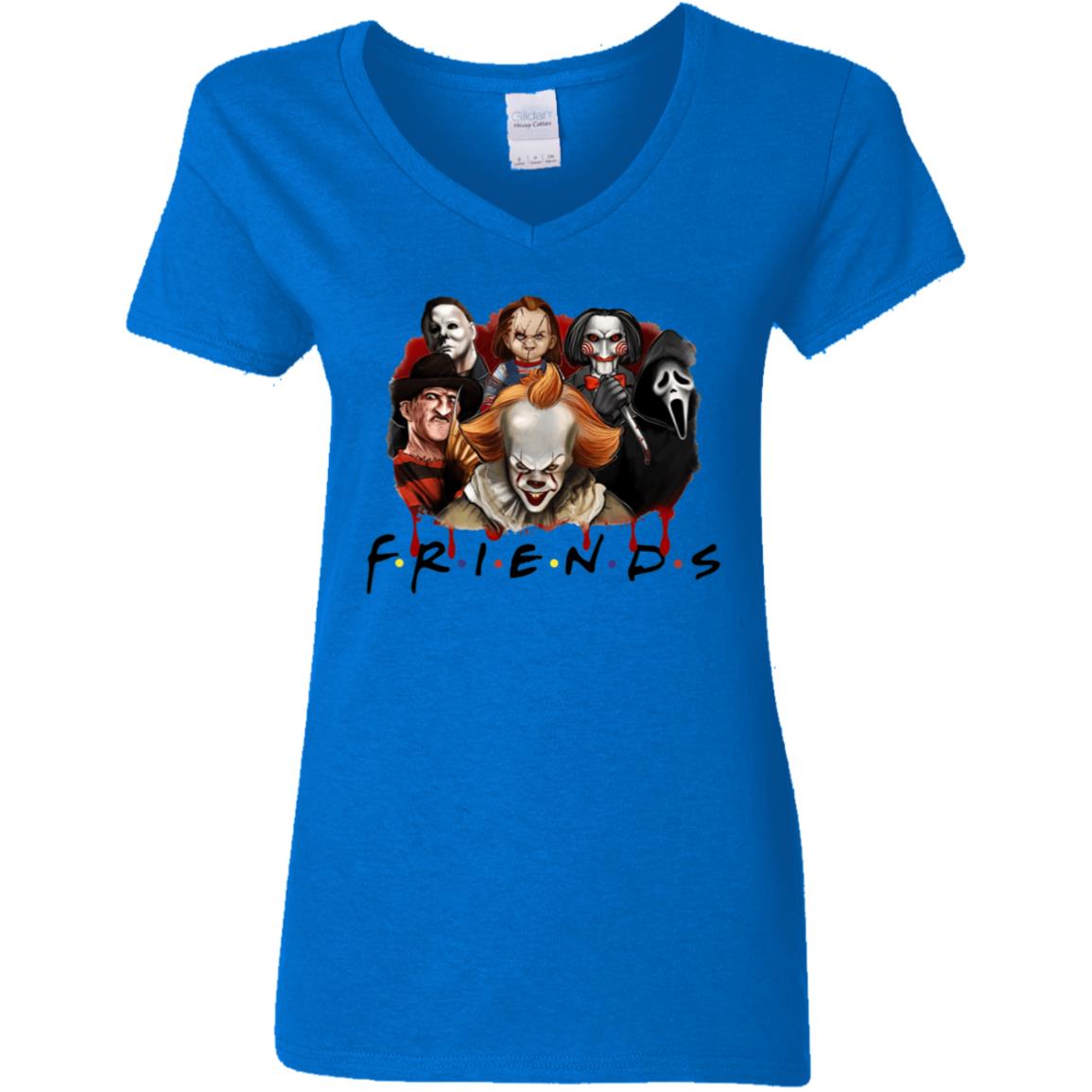 The Terror Team - Murder Friends Ladies V-Neck T-Shirt