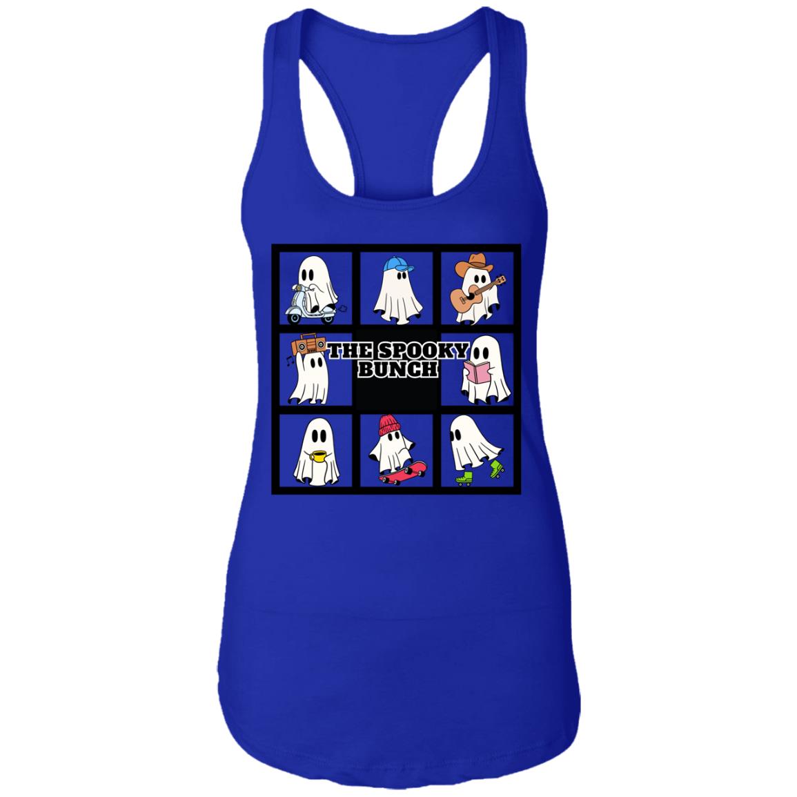 The Grumpy Cookies - Spooky Bunch Ghost Ladies Racerback Tank