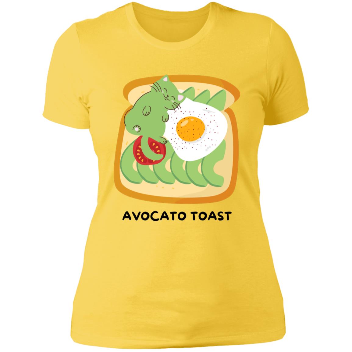 The Grumpy Cookies - Avocato Toast Ladies Boyfriend T-Shirt