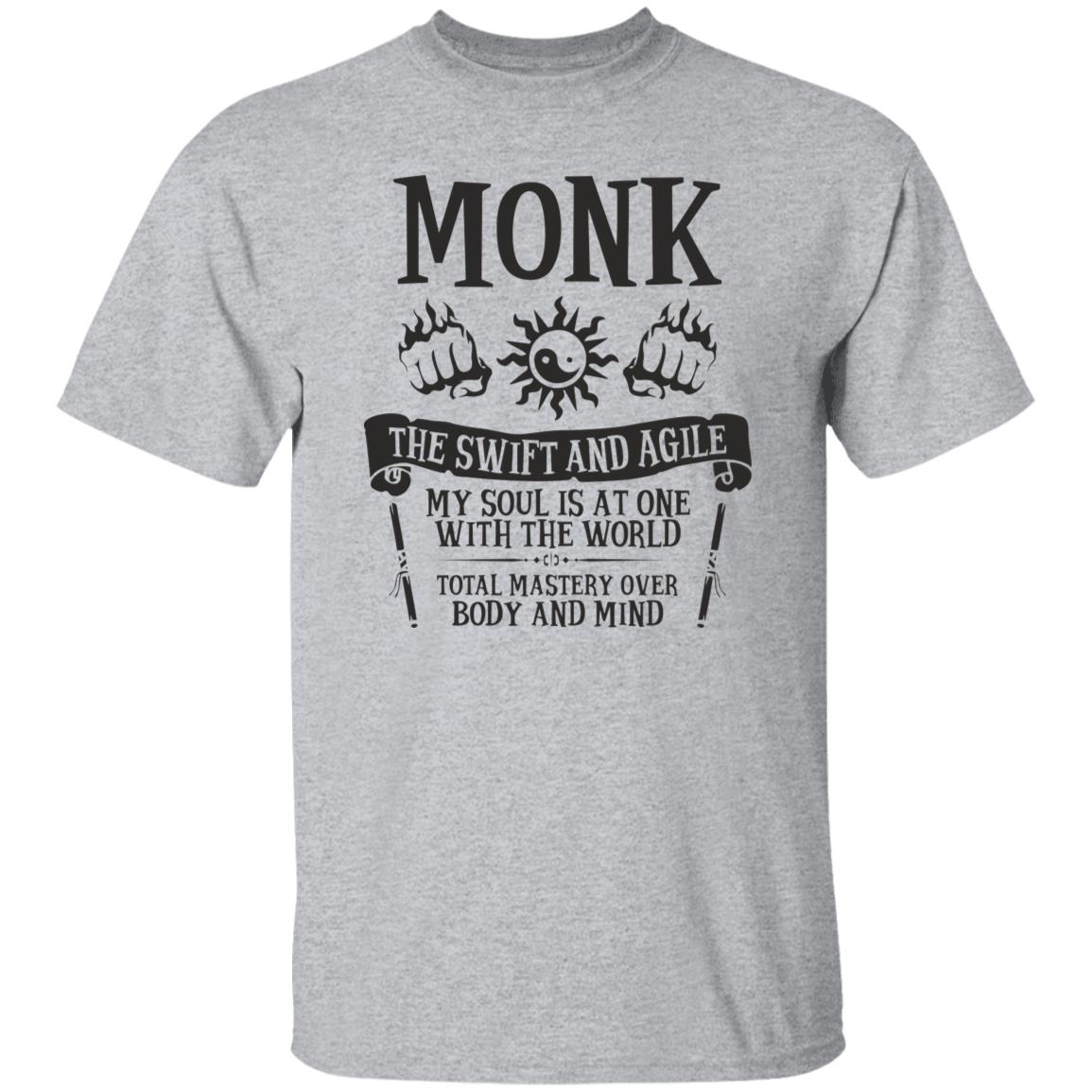 Dungeons & Dragons - Monk D&D T-Shirt