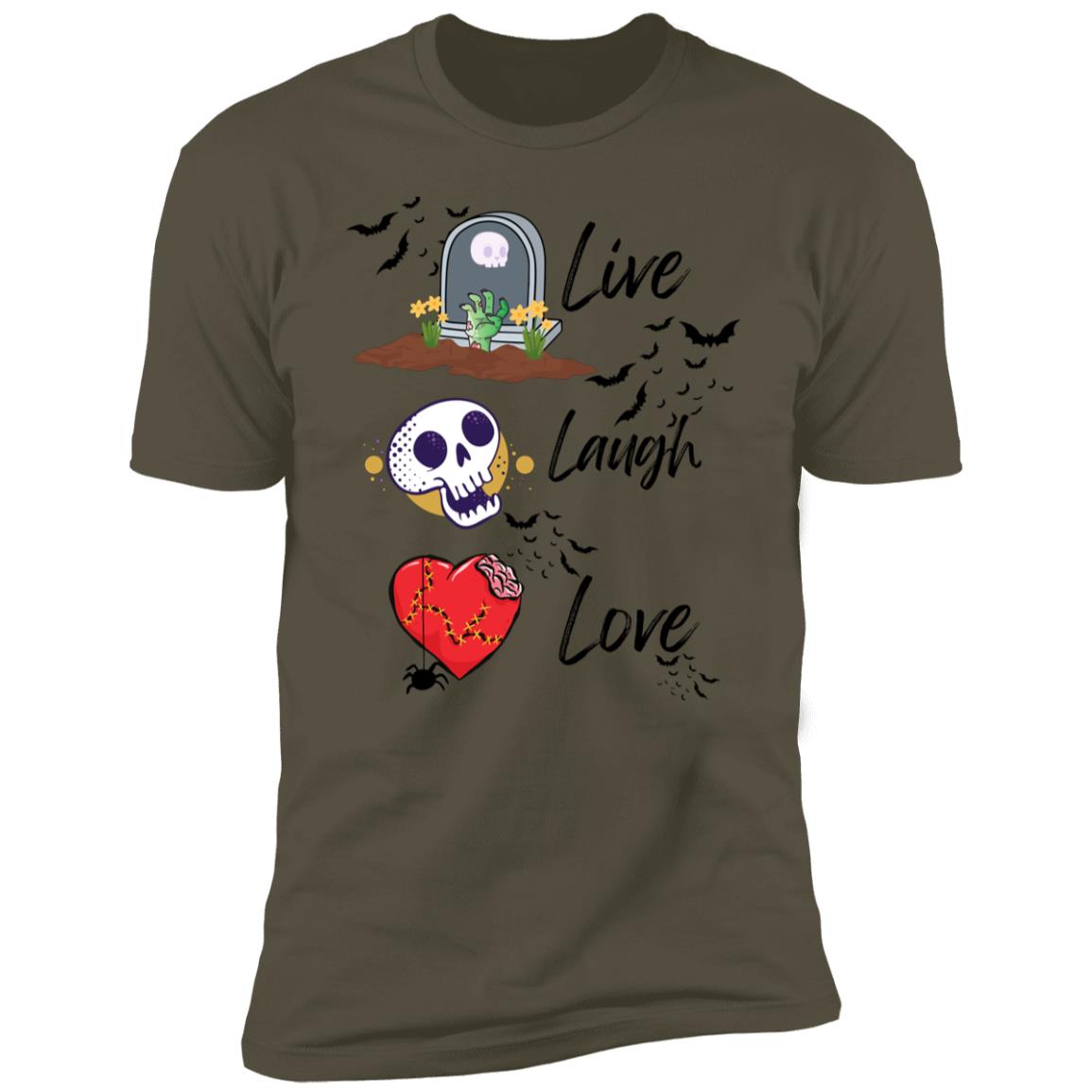 The Grumpy Cookies - Live Laugh Love Short Sleeve Men's T-Shirt