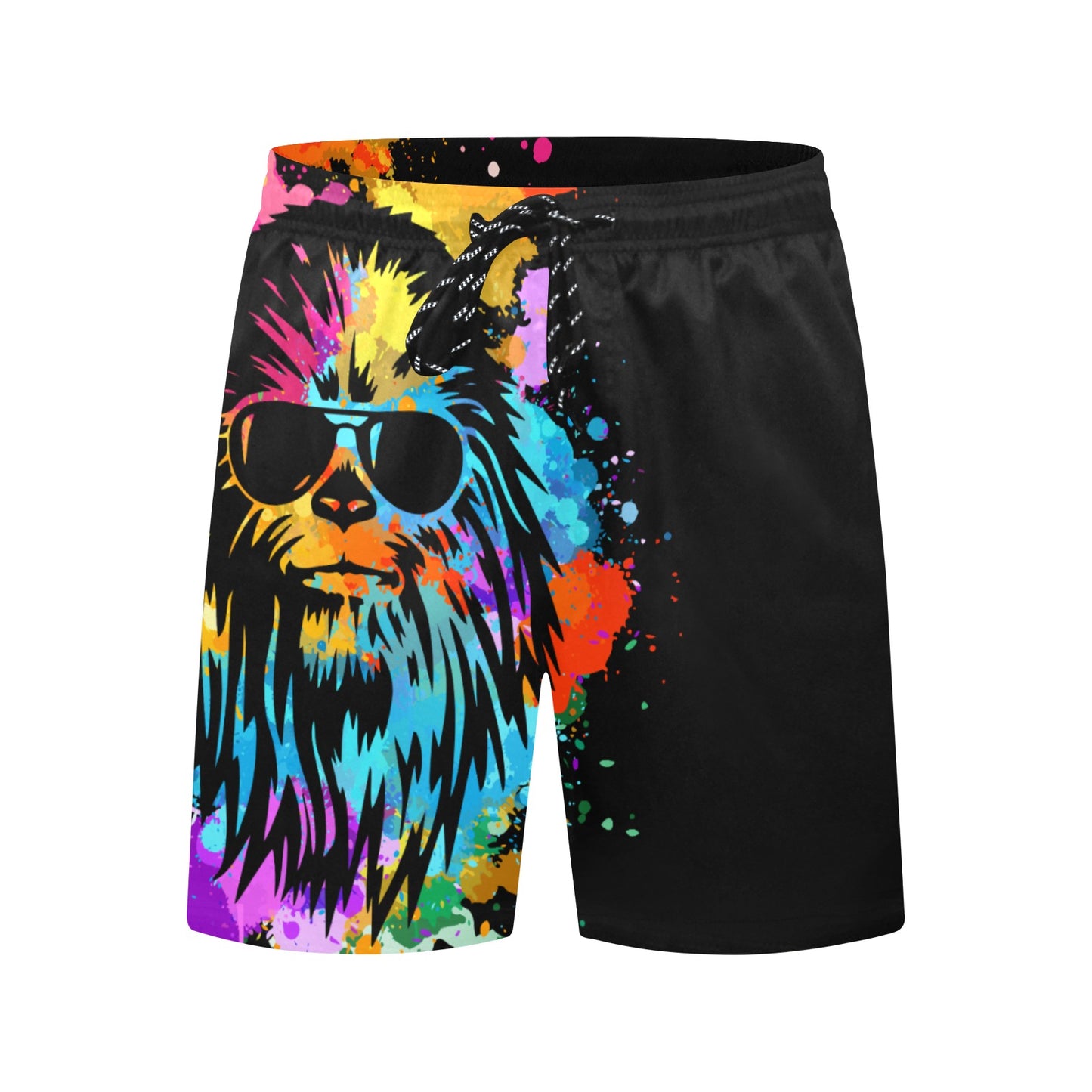 Star Wars - Ladies Love Cool Chewie Men's Mid-Length Beach Shorts