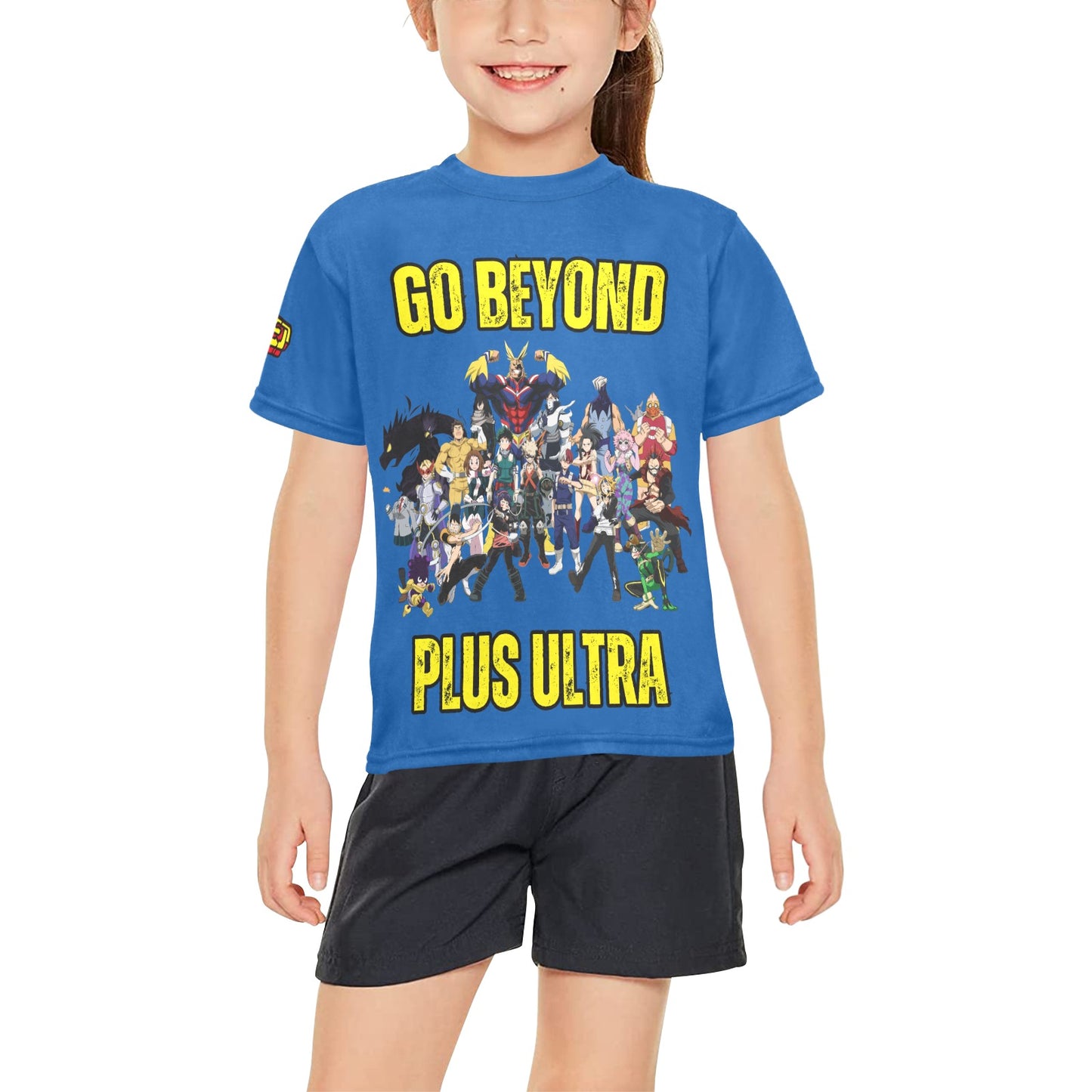 My Hero Academia - Go Beyond Big Girls All Over Print Crew Neck T-Shirt