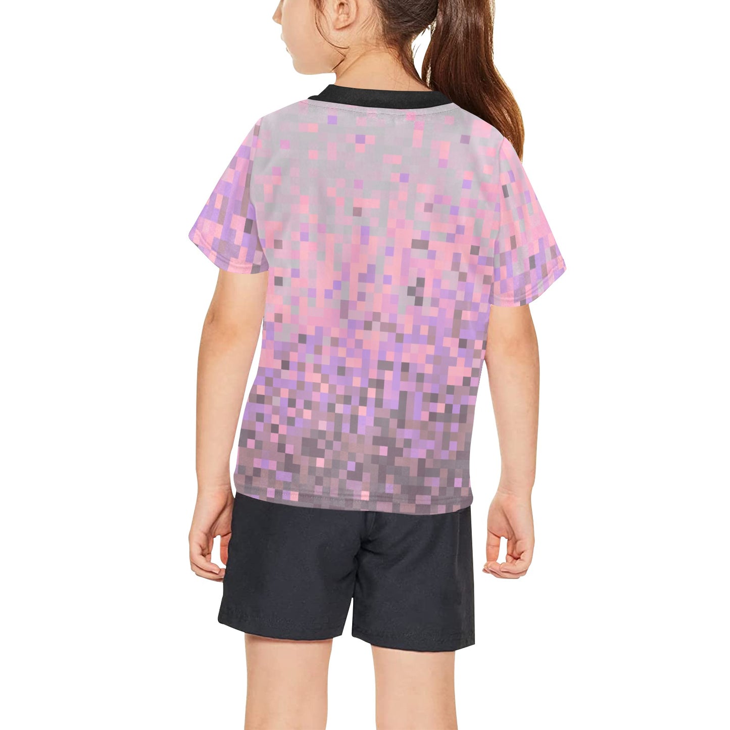 Minecraft - Like a Star Big Girls All Over Print Crew Neck T-Shirt