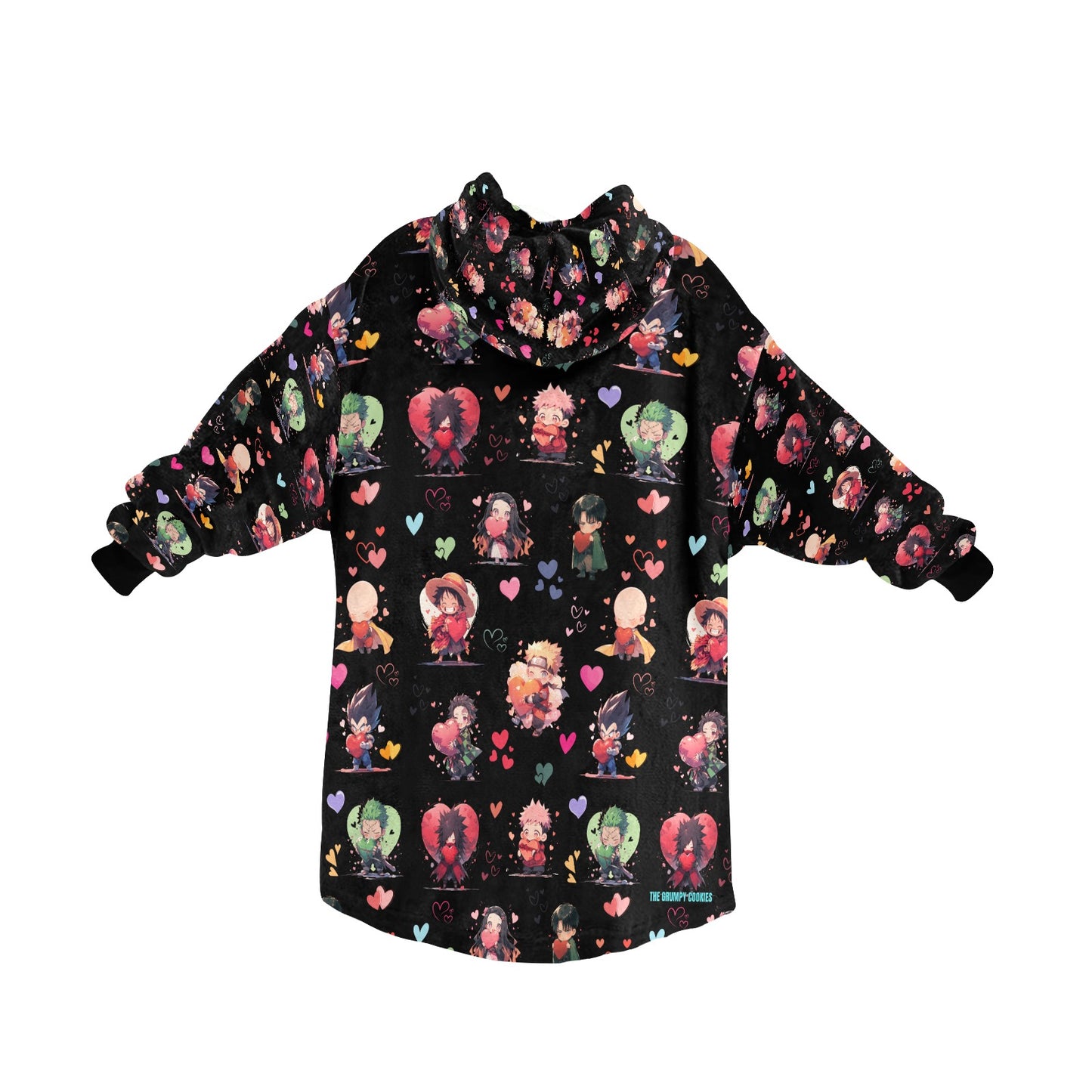 Chibi Anime Friends - Lotsa Love Blanket Hoodie for Kids