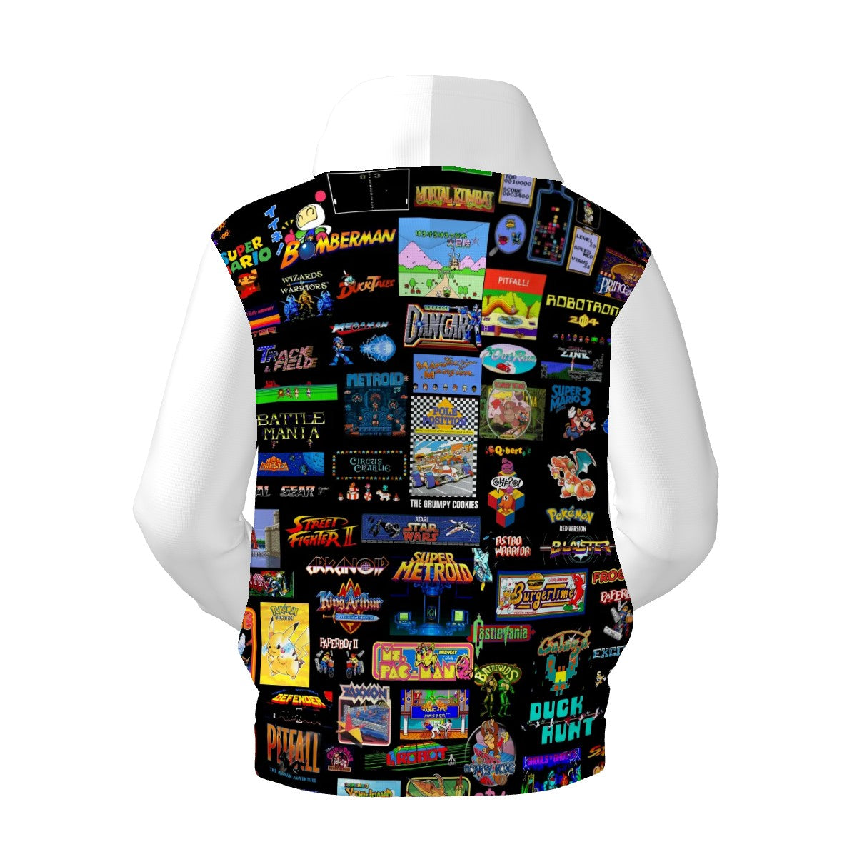 The Grumpy Cookies - Old School Gamer Men's Pullover Hoodie with Pockets