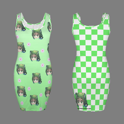 Froppy & Flowers Bodycon Dress