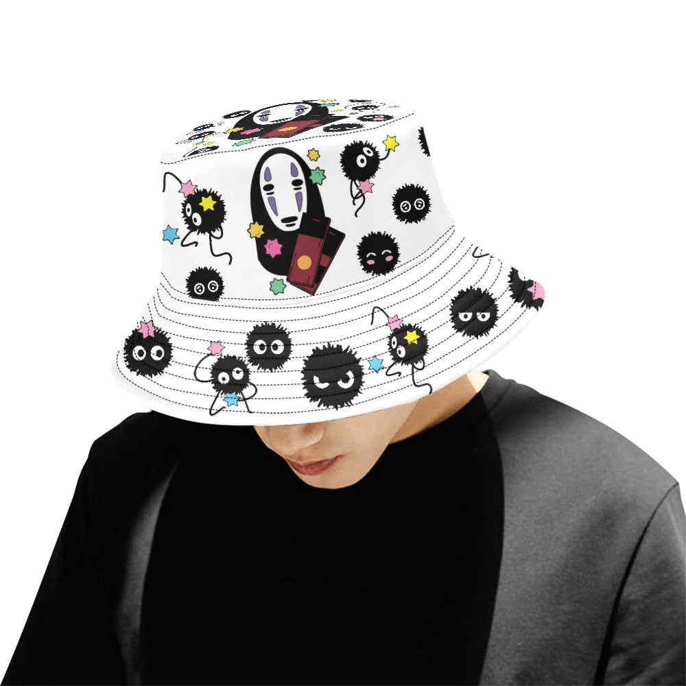 Studio Ghibli - Spirited Away - No Face & Friends All Over Print Bucket Hat